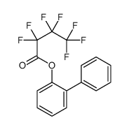 (2-phenylphenyl) 2,2,3,3,4,4,4-heptafluorobutanoate Structure