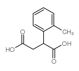 2-邻甲苯基琥珀酸结构式