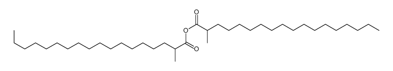 2-methyloctadecanoyl 2-methyloctadecanoate结构式