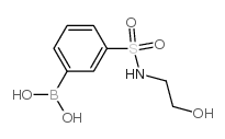 (3-(N-(2-Hydroxyethyl)sulfamoyl)phenyl)boronic acid Structure