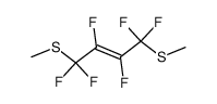 trans-1,4-bis(methylthio)hexafluoro-2-butene Structure