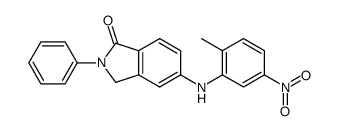 5-(2-methyl-5-nitrophenylamino)-2-phenyl-2,3-dihydroisoindol-1-one Structure