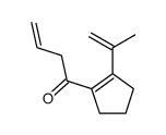 1-(2-prop-1-en-2-ylcyclopenten-1-yl)but-3-en-1-one结构式