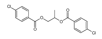 1,2-bis-(4-chloro-benzoyloxy)-propane结构式