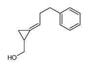 [2-(3-phenylpropylidene)cyclopropyl]methanol Structure