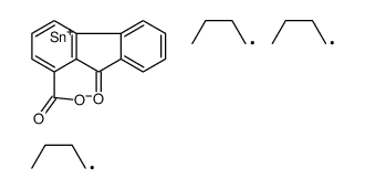 tributylstannyl 9-oxofluorene-1-carboxylate Structure