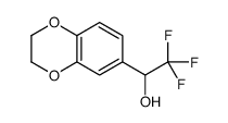 1-(2,3-Dihydro-1,4-benzodioxin-6-yl)-2,2,2-trifluoroethanol structure