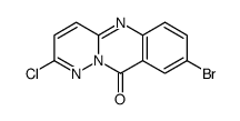 8-bromo-2-chloro-pyridazino[6,1-b]quinazolin-10-one Structure