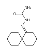 Hydrazinecarboxamide,2-(spiro[5.5]undec-1-ylidene)-结构式