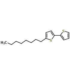 5-正辛基-2,2'-并噻吩结构式