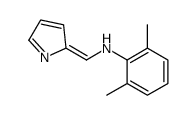 2,6-dimethyl-N-(pyrrol-2-ylidenemethyl)aniline结构式