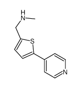 N-methyl-1-(5-pyridin-4-ylthiophen-2-yl)methanamine structure