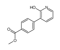 methyl 4-(2-oxo-1H-pyridin-3-yl)benzoate结构式