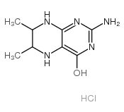 4(3H)-Pteridinone,2-amino-5,6,7,8-tetrahydro-6,7-dimethyl-, hydrochloride (1:1) structure