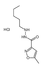 [(5-methyl-1,2-oxazole-3-carbonyl)amino]-pentylazanium,chloride Structure
