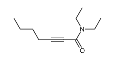 N,N-Diethyl-2-heptinsaeureamid结构式