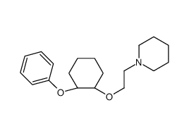 1-[2-[(1R,2R)-2-phenoxycyclohexyl]oxyethyl]piperidine Structure