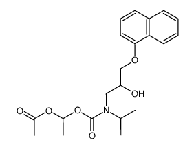 1--N-isopropylamino>-3-(1-naphthyloxy)-2-propanol Structure