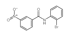 N-(2-Bromophenyl)-3-nitrobenzamide Structure