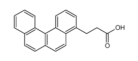 β-(3,4-Benzphenanthren)-propionsaeure-(1')结构式