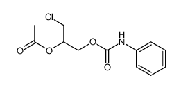 2-acetoxy-1-chloro-3-phenylcarbamoyloxy-propane Structure
