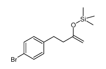 ((4-(4-bromophenyl)but-1-en-2-yl)oxy)trimethylsilane结构式