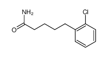 Amid der 5-(2-Chlor-phenyl)-valeriansaeure Structure