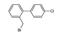 2-bromomethyl-4'-chlorobiphenyl结构式