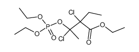 2-ethyl-2,3-dichloro-3-diethoxyphosphoryloxy-butyric acid ethyl ester Structure