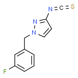 1-(3-FLUORO-BENZYL)-3-ISOTHIOCYANATO-1H-PYRAZOLE Structure
