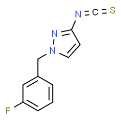 1-(3-FLUORO-BENZYL)-3-ISOTHIOCYANATO-1H-PYRAZOLE structure