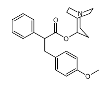 1-azabicyclo[3.2.2]nonan-4-yl 3-(4-methoxyphenyl)-2-phenylpropanoate结构式