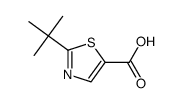 2-TERT-BUTYL-1,3-THIAZOLE-4-CARBOXYLIC ACID Structure