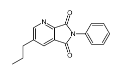 6-phenyl-3-propylpyrrolo[3,4-b]pyridine-5,7-dione结构式