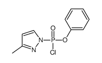 1-[chloro(phenoxy)phosphoryl]-3-methylpyrazole Structure