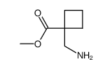 1-(aminomethyl)cyclobutanecarboxylic acid methyl ester Structure