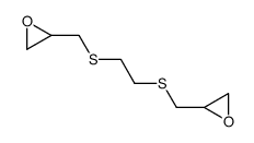 2-[2-(oxiran-2-ylmethylsulfanyl)ethylsulfanylmethyl]oxirane结构式