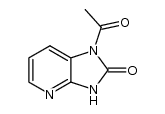 1-acetyl-1H-imidazo[4,5-b]pyridin-2(3H)-one结构式