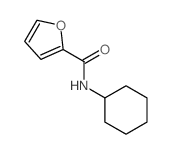 2-Furancarboxamide,N-cyclohexyl- structure