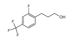3-(2-fluoro-4-trifluoromethyl-phenyl)-propan-1-ol结构式