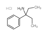 3-PHENYL-3-PENTYLAMINE HYDROCHLORIDE Structure