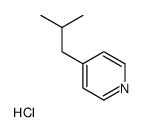 4-异丁基吡啶 盐酸盐结构式