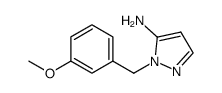 2-(3-methoxy-benzyl)-2H-pyrazol-3-ylamine Structure