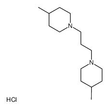 1,3-Di-(4-methylpiperidino)propane dihydrochloride结构式