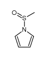 1-methylsulfoxylpyrrole结构式