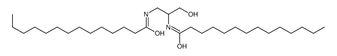 N-[3-hydroxy-2-(tetradecanoylamino)propyl]tetradecanamide Structure