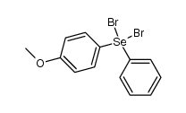 dibromo-(4-methoxy-phenyl)-phenyl-λ4-selane结构式