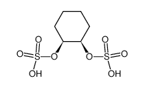 (+-)-trans-1,2-bis-sulfooxy-cyclohexane Structure