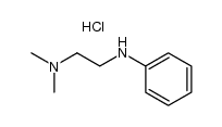 N,N-dimethyl-N'-phenyl-ethylenediamine, dihydrochloride Structure