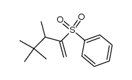 2-phenylsulfonyl-3,4,4-trimethyl-1-pentene Structure